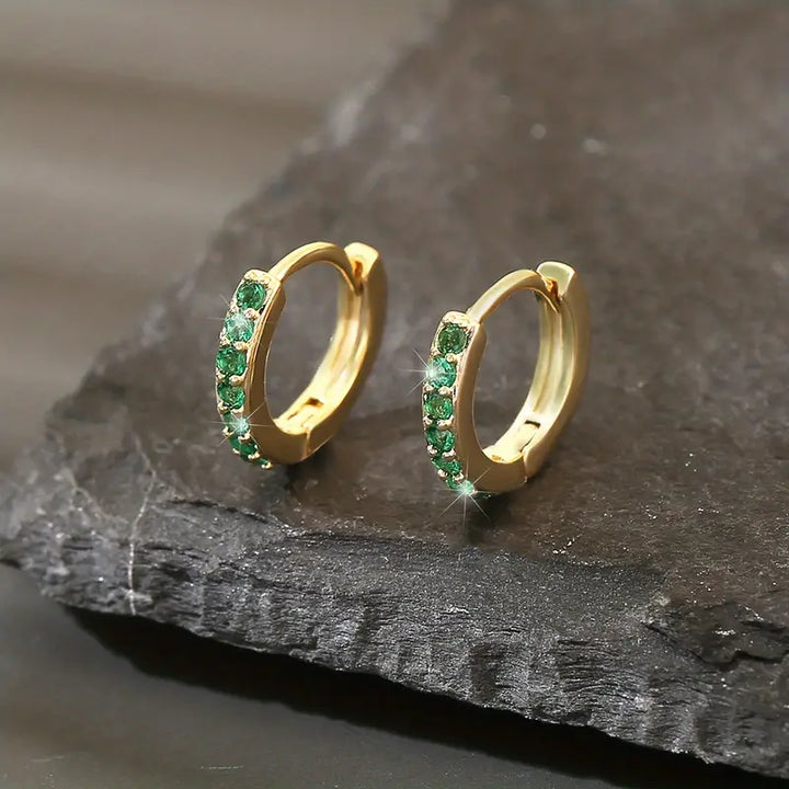 Elegant gold earrings with refined design