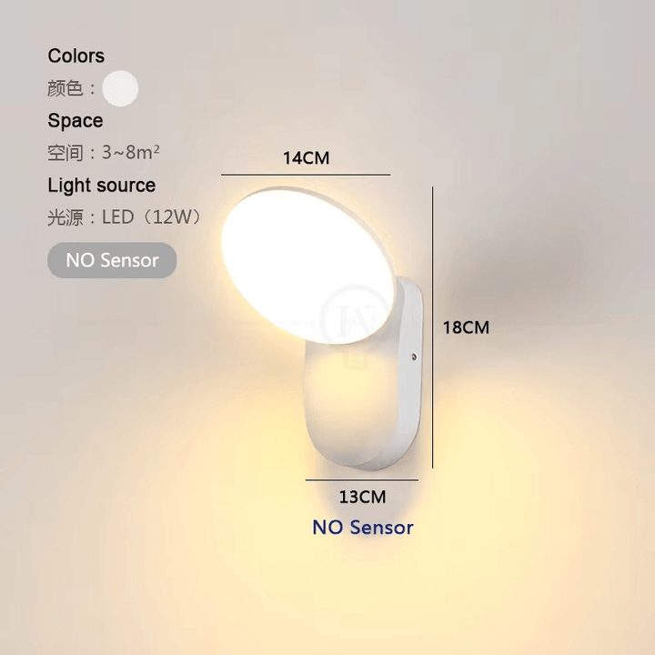 Smart LED Wall Lamp with Motion Sensor