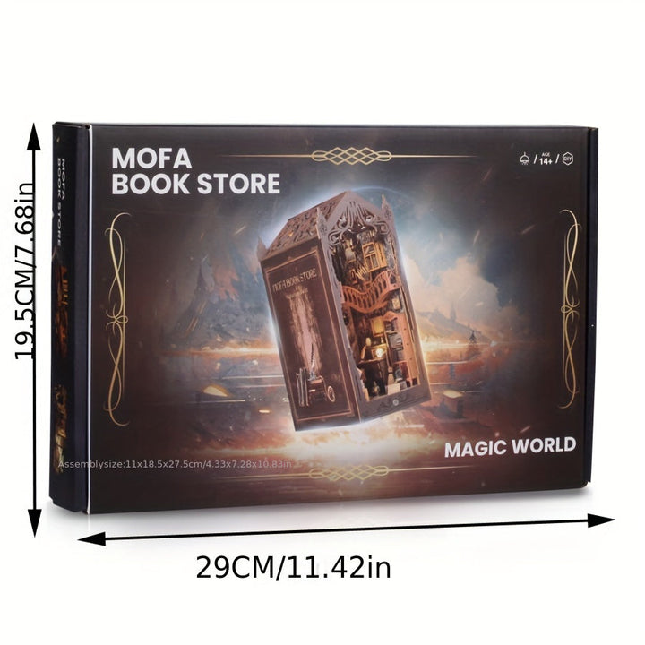 Magical Book House – 3D Wooden Puzzle for Creative Builders