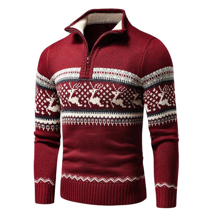 Alexander | Classic Patterned Festive Winter Sweater — image 4