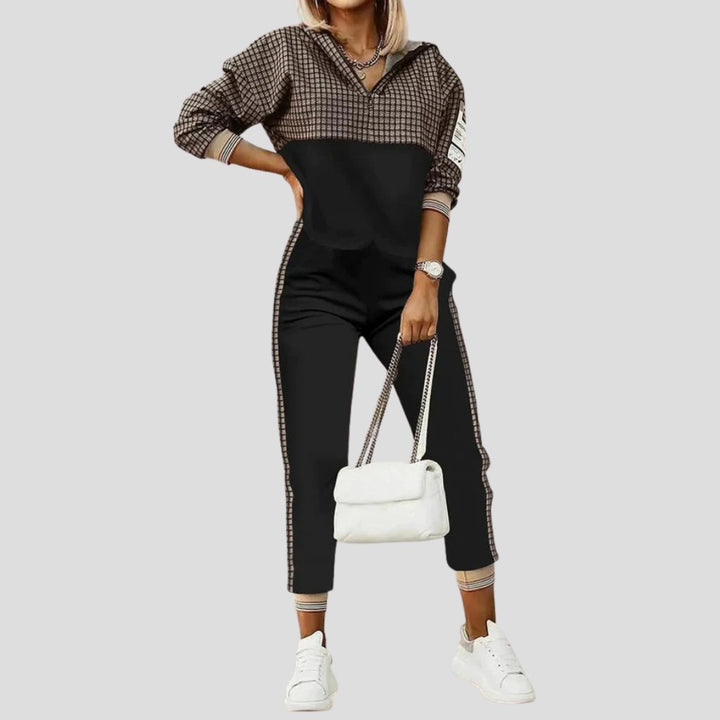 Amara | Modern Two-Piece Zip Tracksuit Set — image 2