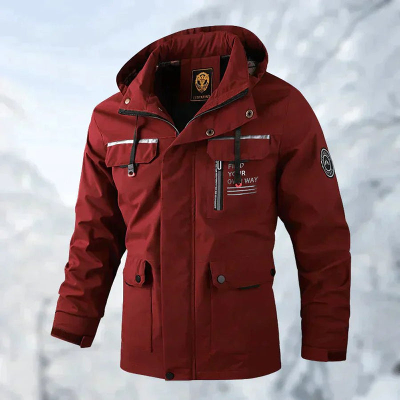 Men's Wind and water-resistant Hooded Jacket