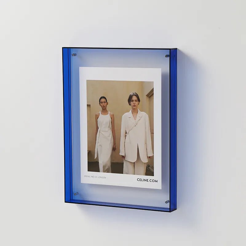 Vibrant Acrylic Display Frame – Contemporary Coloured Photo Holder