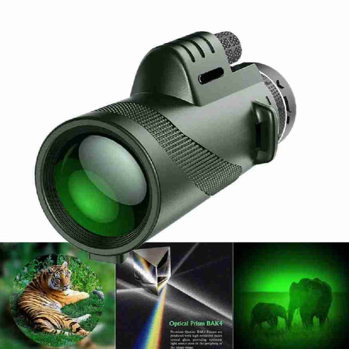 Compact 8x Ultra-Zoom Monocular