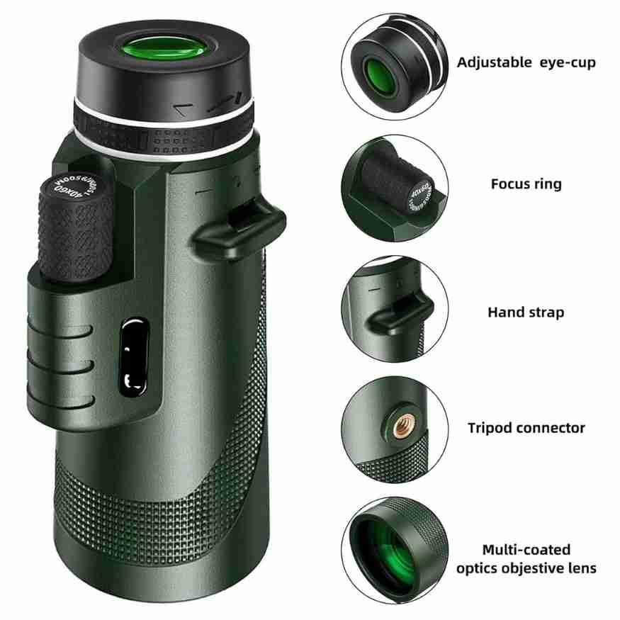 Compact 8x Ultra-Zoom Monocular