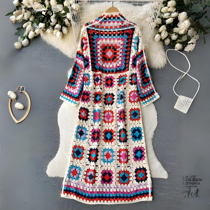 Corrie Long Colorful Cardigan