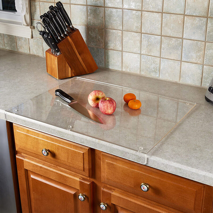 Elegant and Safe: Non-Slip Chopping Board - GlassEdge