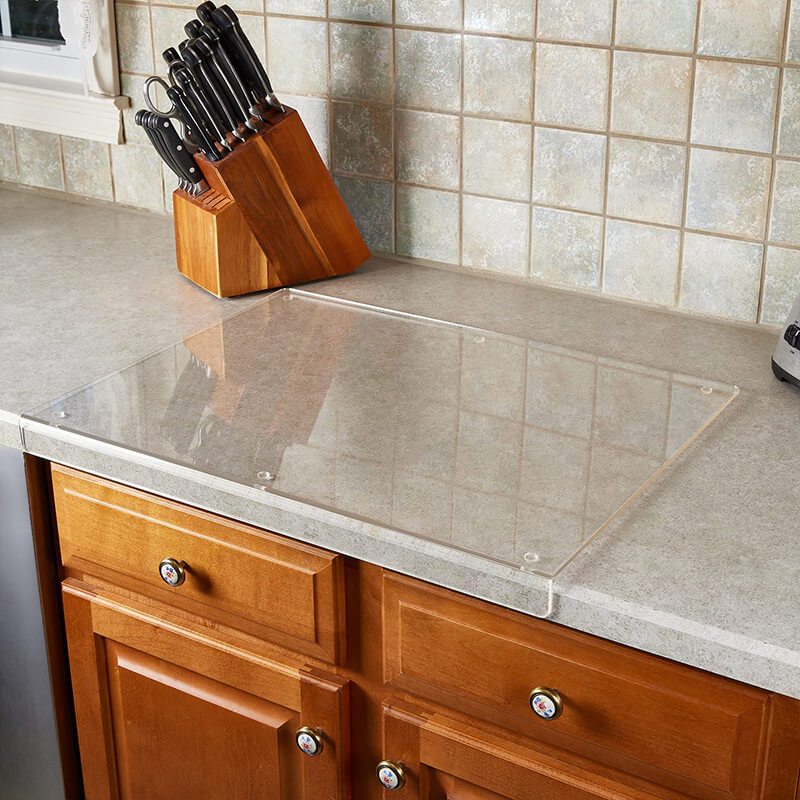 Elegant and Safe: Non-Slip Chopping Board - GlassEdge