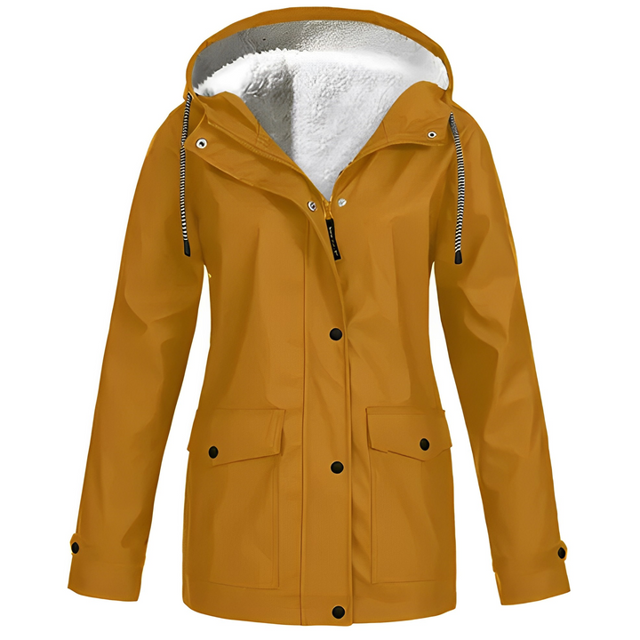 Fleece-Lined Women's Raincoat - WarmWarder