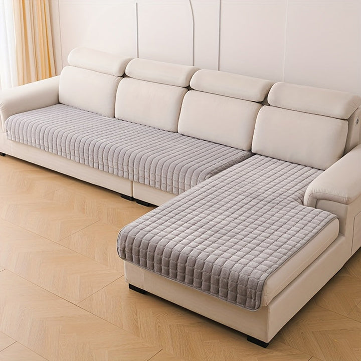 Elegant Quilted Sofa Cover – Comfort and Protection