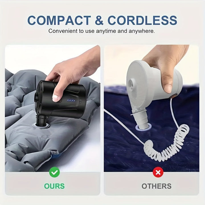 Portable USB Air Pump – Compact Wireless Inflator for Outdoor Use