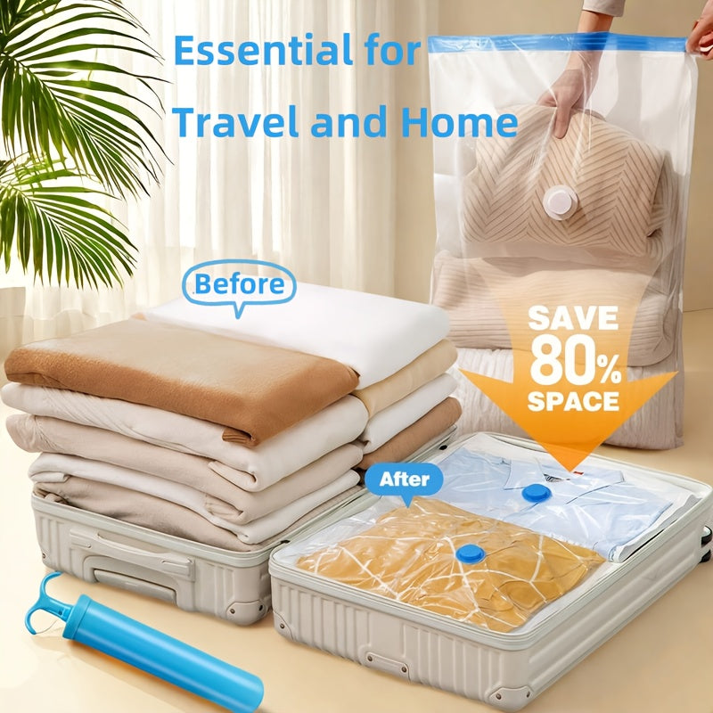 Extra Large Vacuum Storage Bag Set – Reusable, Waterproof and Space-Saving