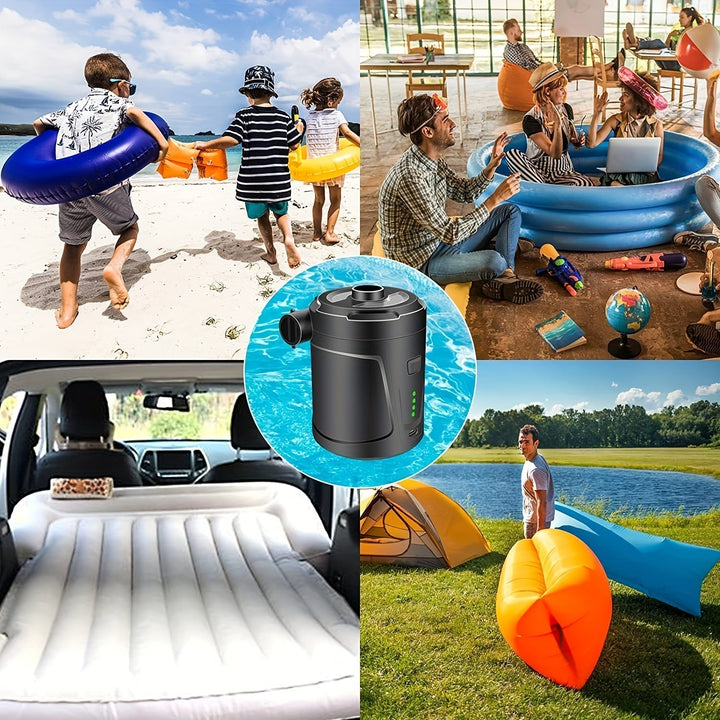 Portable USB Air Pump – Compact Wireless Inflator for Outdoor Use