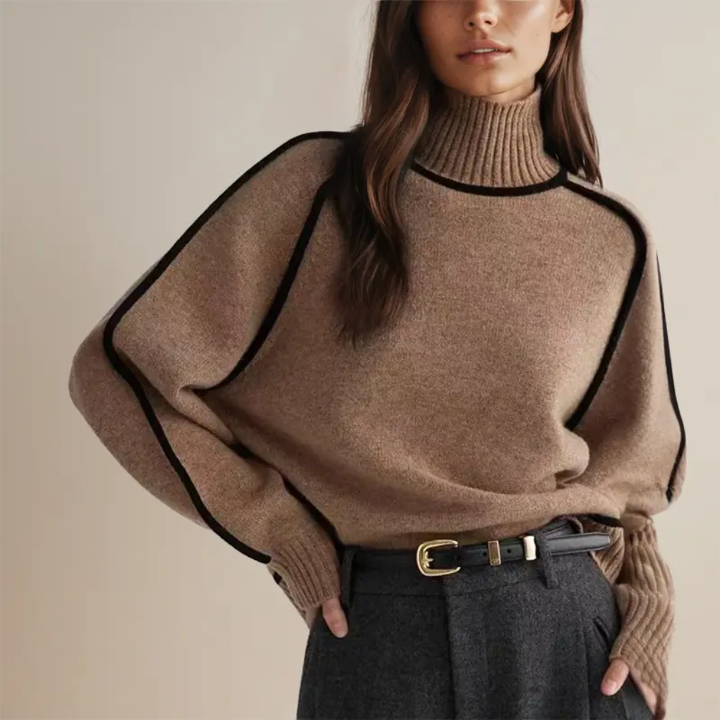 Luxe Cashmere Turtleneck Sweater