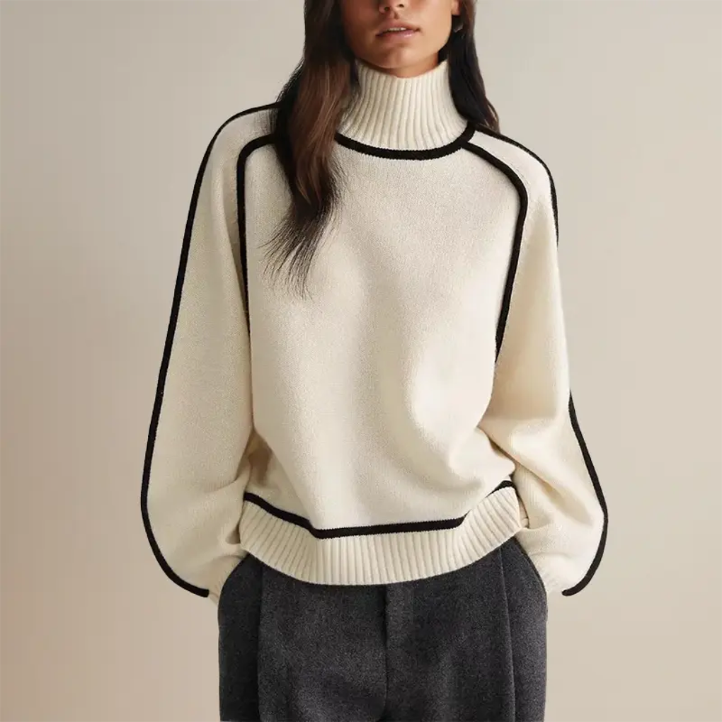 Luxe Cashmere Turtleneck Sweater