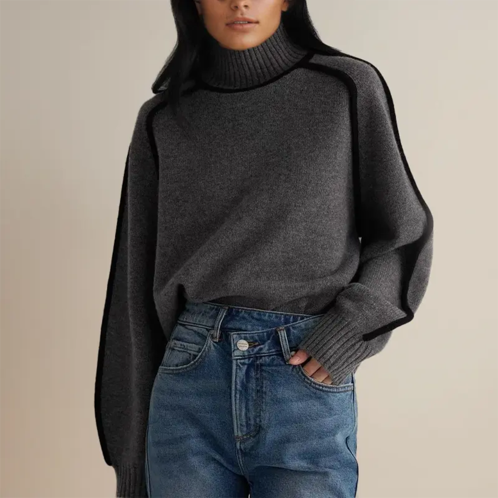 Luxe Cashmere Turtleneck Sweater