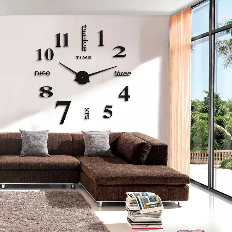 Modern 3D Wall Clock | Add an Elegant Decoration to Your Home