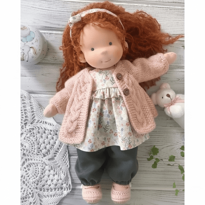 Selina – Handmade Cotton Waldorf Doll for Creative Play