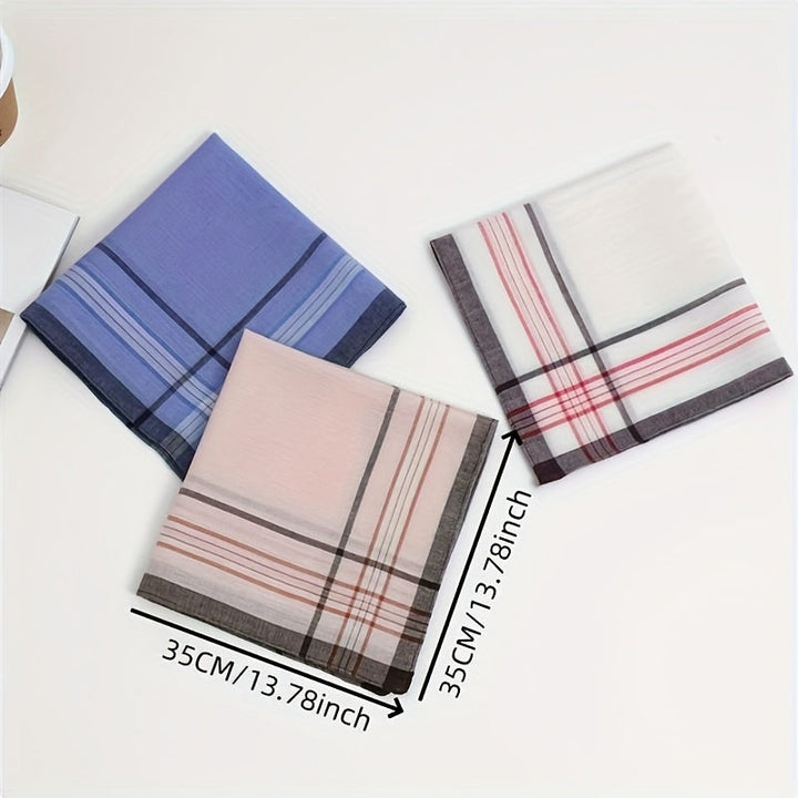 Set of Elegant Cotton Handkerchiefs – Lightweight and Comfortable