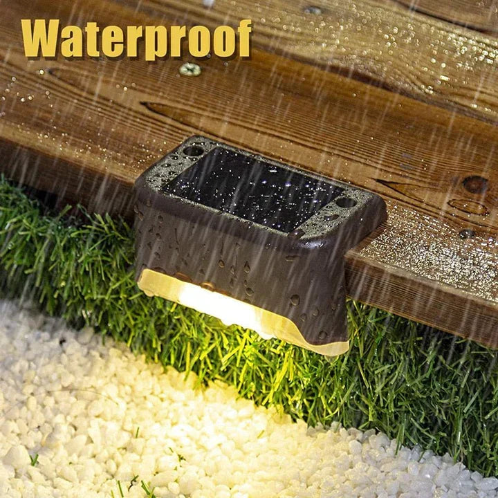 6+2 FREE | Solar Garden Light | Waterproof Outdoor LED Light | Warm Light | Safe, Atmospheric Lighting