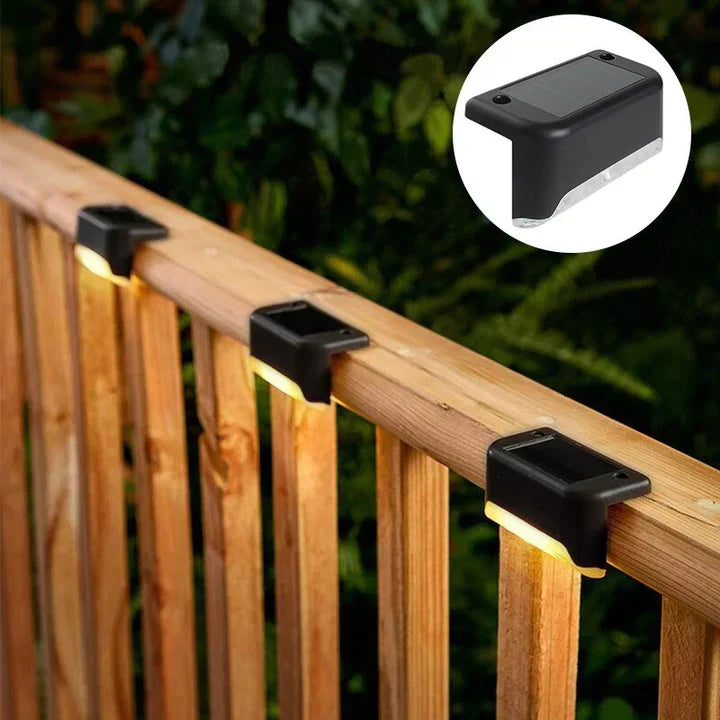 6+2 FREE | Solar Garden Light | Waterproof Outdoor LED Light | Warm Light | Safe, Atmospheric Lighting