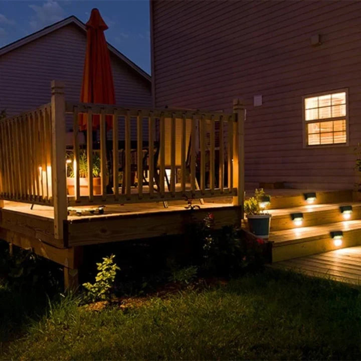 6+2 FREE | Solar Garden Light | Waterproof Outdoor LED Light | Warm Light | Safe, Atmospheric Lighting