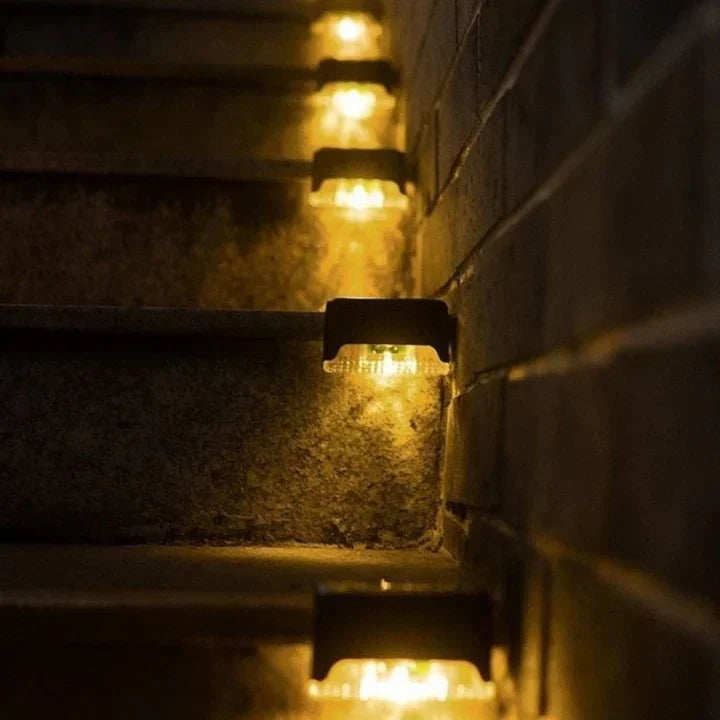 6+2 FREE | Solar Garden Light | Waterproof Outdoor LED Light | Warm Light | Safe, Atmospheric Lighting