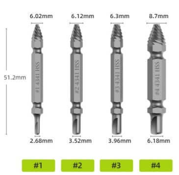 Damaged Screw Remover