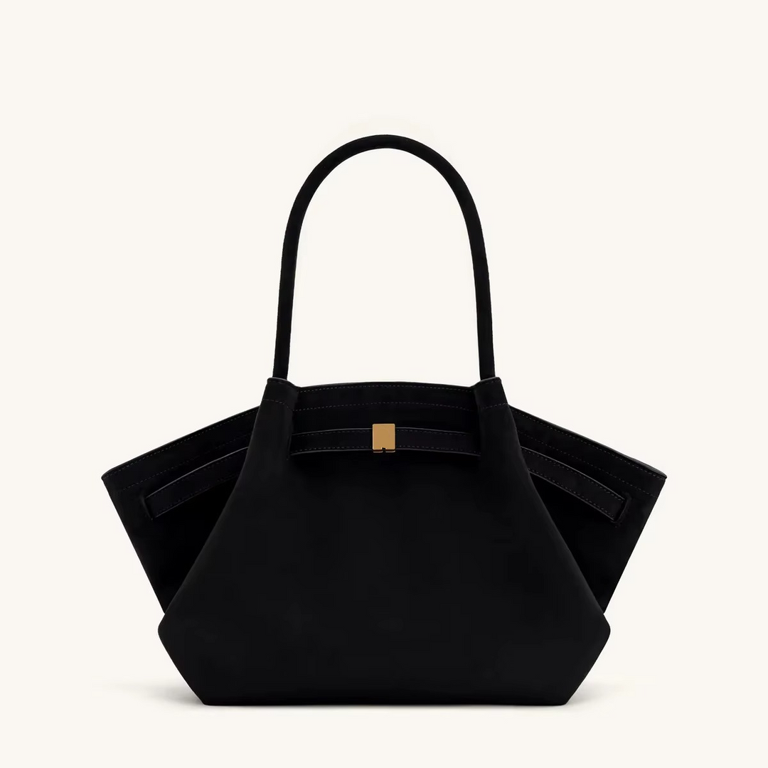 Hana Schultertasche aus Wildlederimitat mit Optik und großem Fassungsvermögen