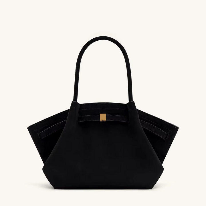 Hana Schultertasche aus Wildlederimitat mit Optik und großem Fassungsvermögen