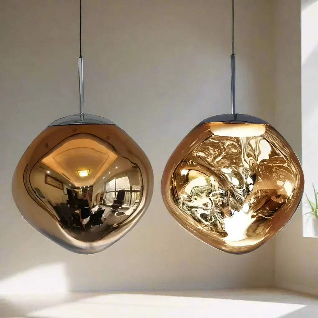 Fjordline Nordic Pendant Lamp with Clear Glass for Kitchens and Living Rooms