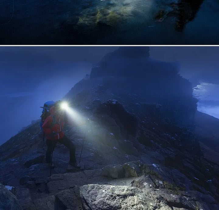Rechargeable LED Headlamp – Bright Illumination for Outdoor Activities