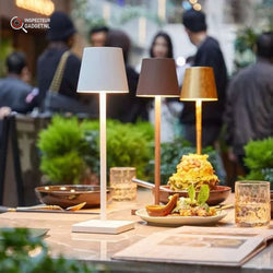 Wireless Rechargeable Table Lamp - Elegant Lighting