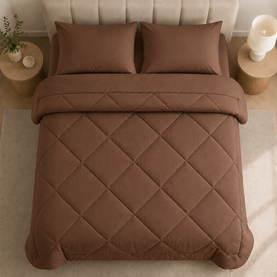 2-in-1 duvet — no duvet cover needed