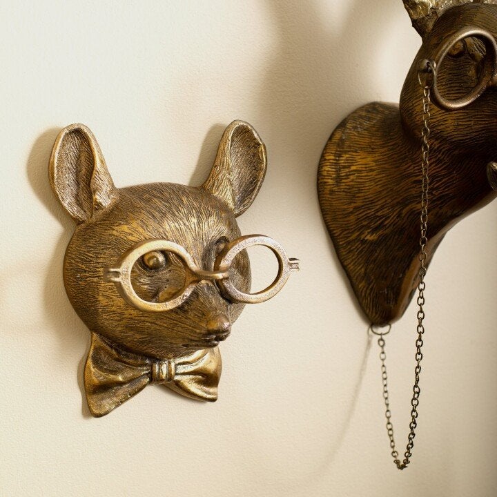 Verspielte Wanddekoration mit Tierkopf - WallCritters