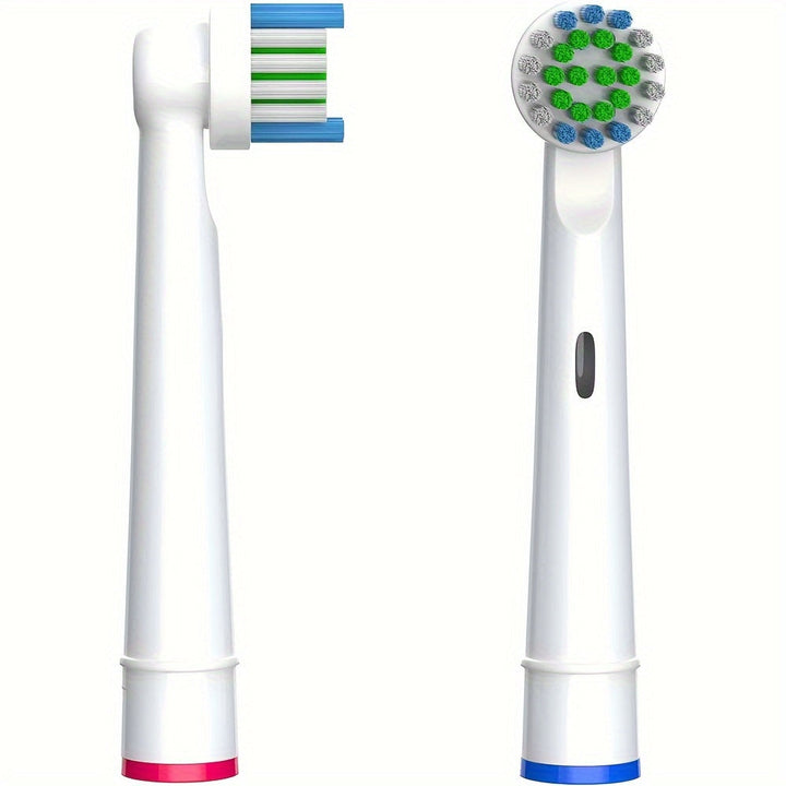 16 Replacement Brush Heads – Compatible with Oral-B Models and Offer a Thorough Clean