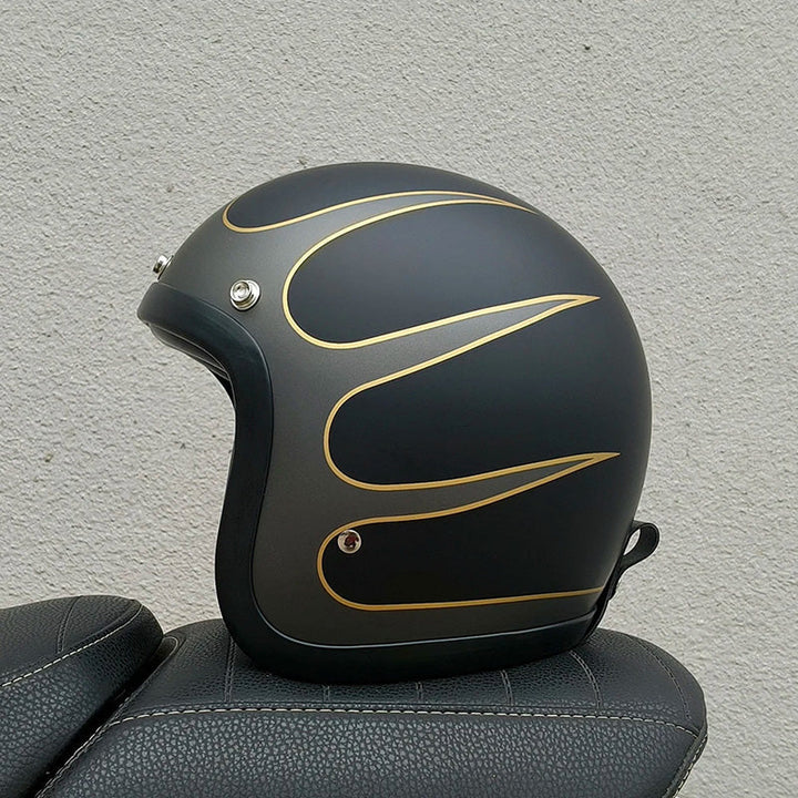 Vintage-Helm AeroGuard nach DOT- und ECE-Standard Zertifiziert