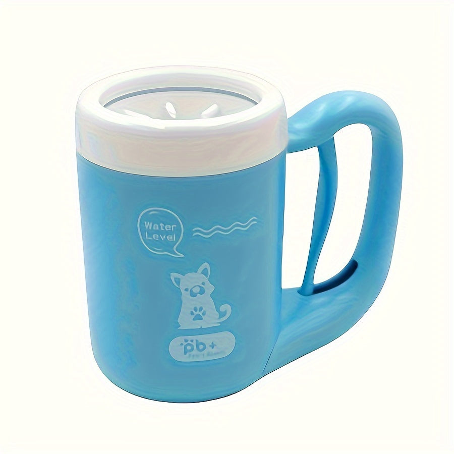 Silicone Pet Paw Cleaning Cup – Portable Soft Brush for Washing Paws