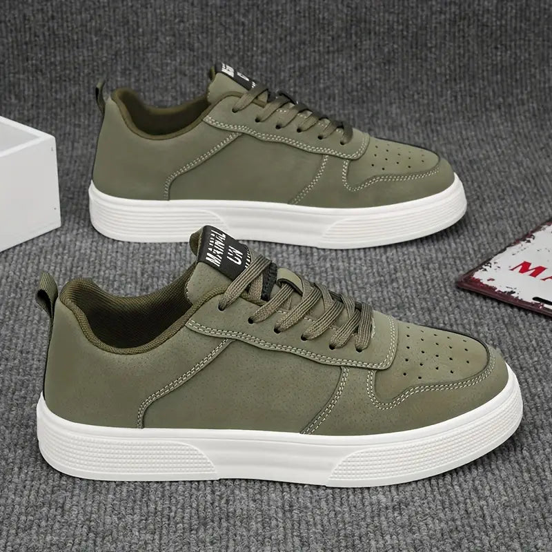 Men's Suede Walking Shoes with Comfortable Sole and Style - Marco