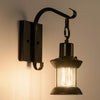Silva Industrial Retro Wall Light Black/Bronze Interior Metal/Glass