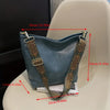 Geometric Oversized Bag – Large-Capacity Shoulder Bag with Retro Style