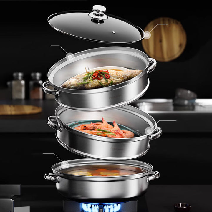3-Tier Steamer – NutriSteam