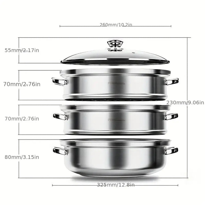 3-Tier Steamer – NutriSteam