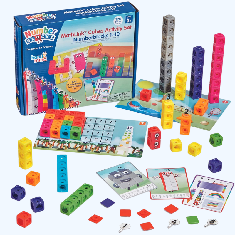 Numberblocks Cubes 1-10 - Educational Toy for Nursery School