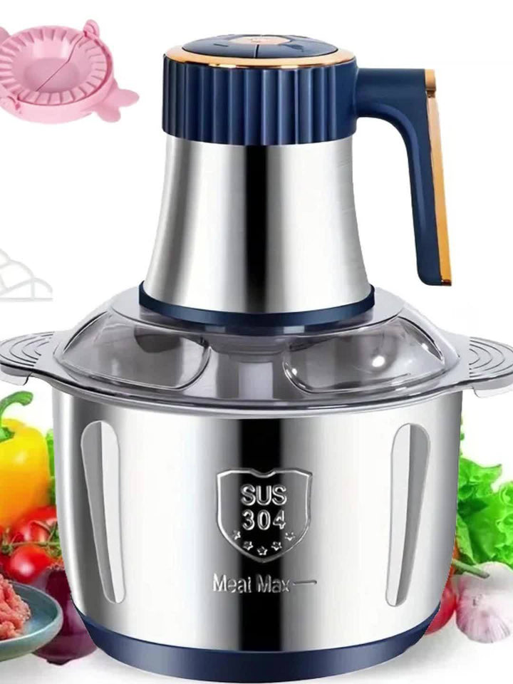 Stainless Steel Meat Mincer and Vegetable Slicer – Multifunctional Kitchen Machine