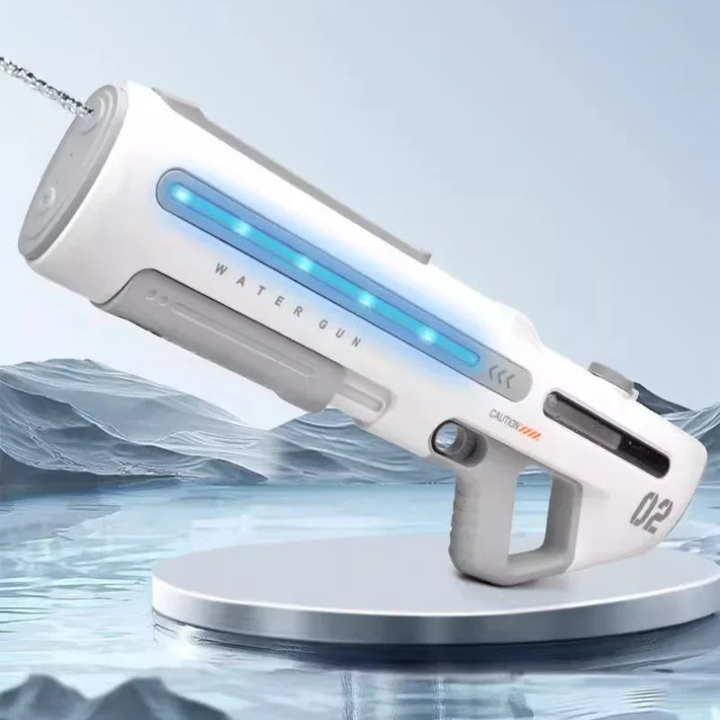 Powerful Water Gun with LED - White or Grey