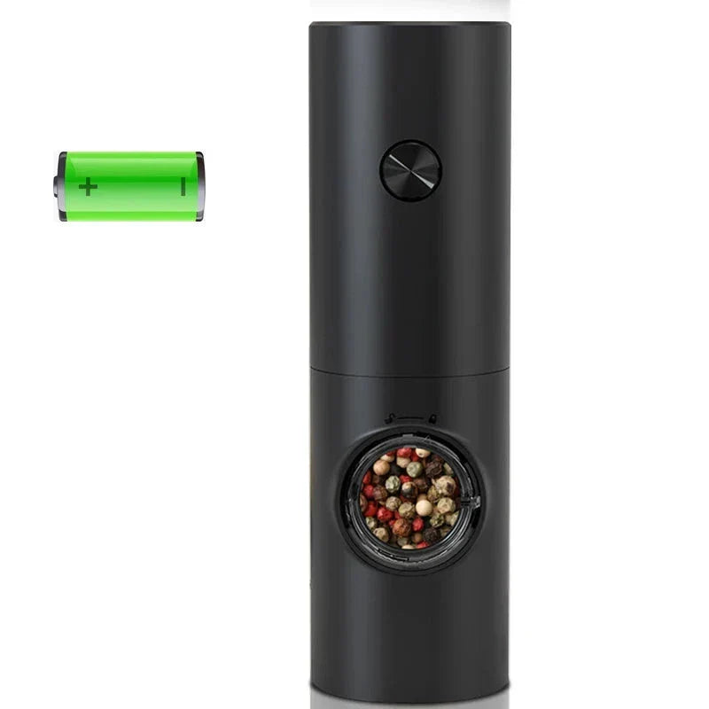 Electric Pepper and Salt Grinder with LED Light