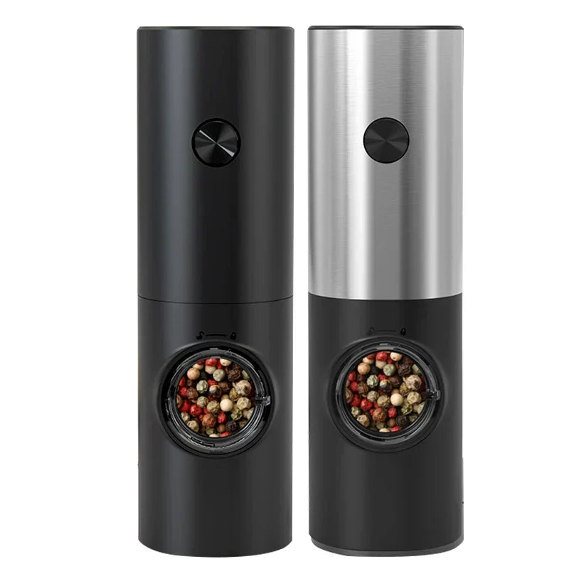 Electric Pepper and Salt Grinder with LED Light
