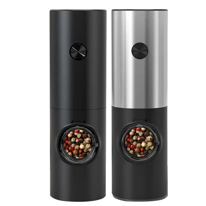Electric Pepper and Salt Grinder with LED Light