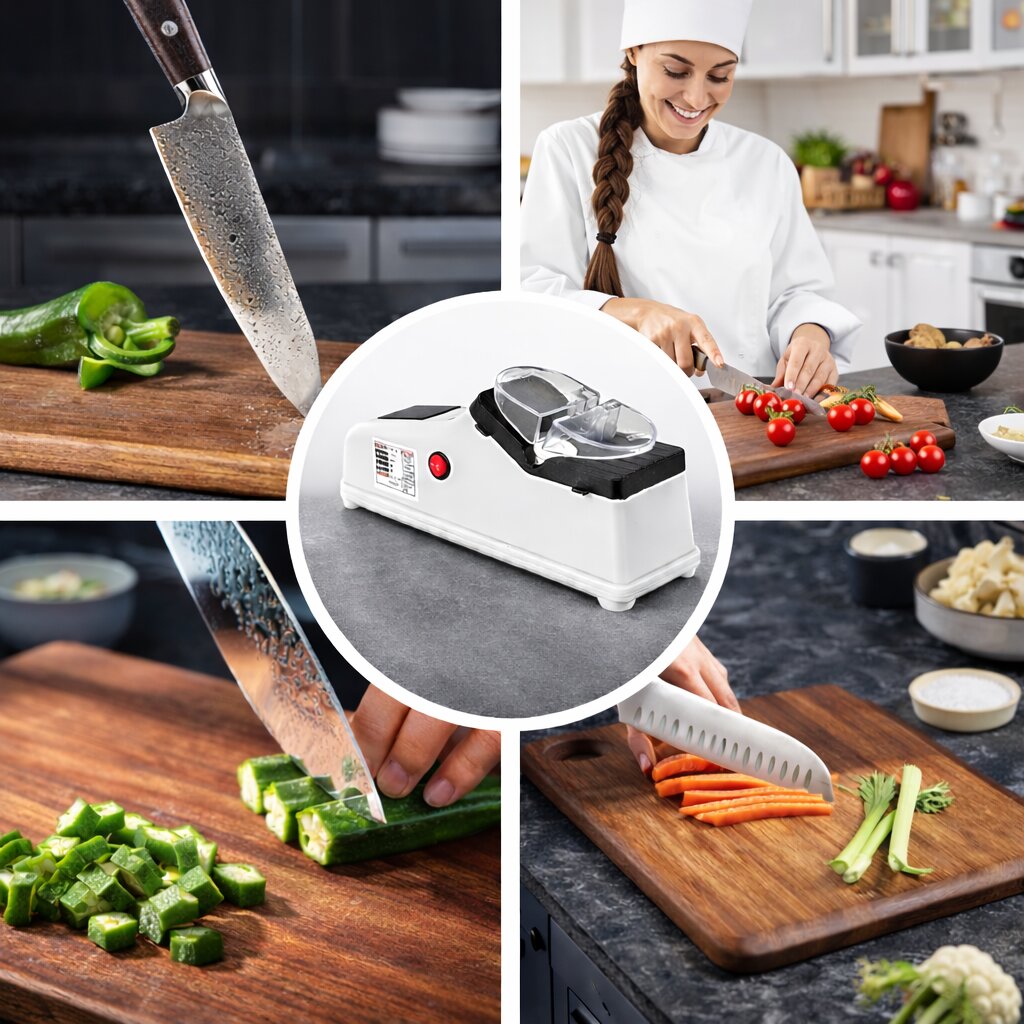 Electric Knife Sharpener | Easy Knife Sharpening | Knife Sharpening Device | Schärfix